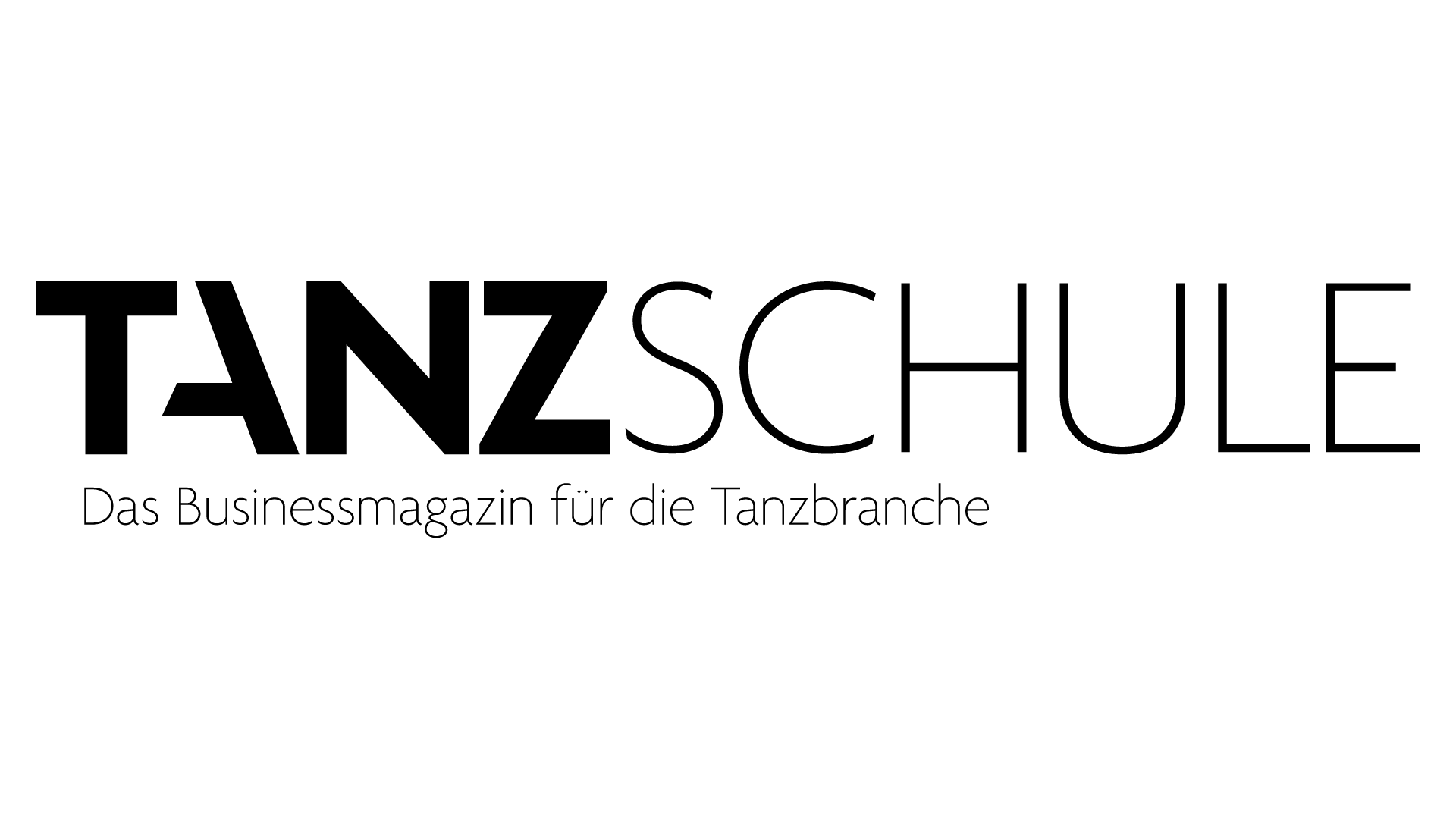 Tanzen Das Businessmagazin Logo Schwarz
